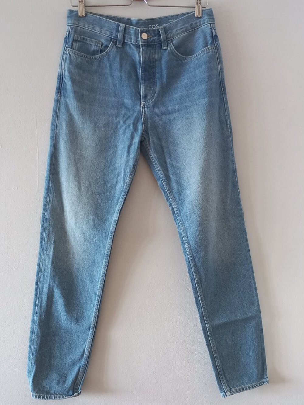 COS light wash tapered jeans